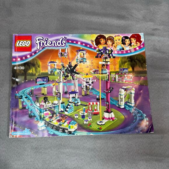 Lego Friends 41130 Instruction Manual Amusement Park Roller Coaster BOOK ONLY - Picture 1 of 6